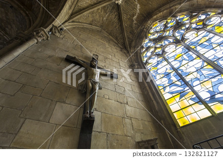 Cathedral saint-cyr-sainte-julitte, Nevers, France Cathedral saint-cyr-sainte-julitte, Nevers, France 132821127