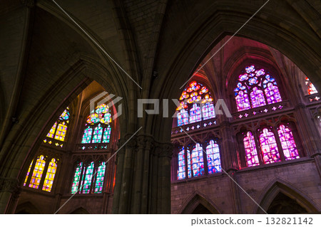 Cathedral saint-cyr-sainte-julitte, Nevers, France Cathedral saint-cyr-sainte-julitte, Nevers, France 132821142
