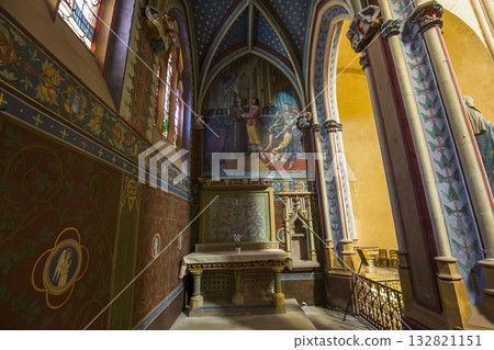 Cathedral saint-cyr-sainte-julitte, Nevers, France Cathedral saint-cyr-sainte-julitte, Nevers, France 132821151