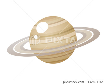 Cute Saturn illustration Cute Saturn illustration 132821164