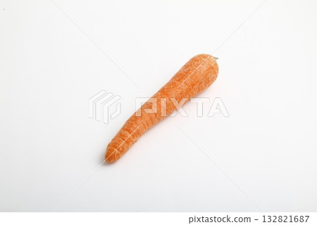 Fresh carrots isolated on white background. Close up of Carrots. Fresh carrots isolated on white background. Close up of Carrots. 132821687