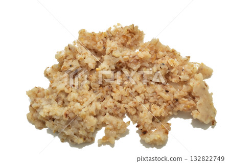 Barley groats porridge. Barley groats porridge. 132822749