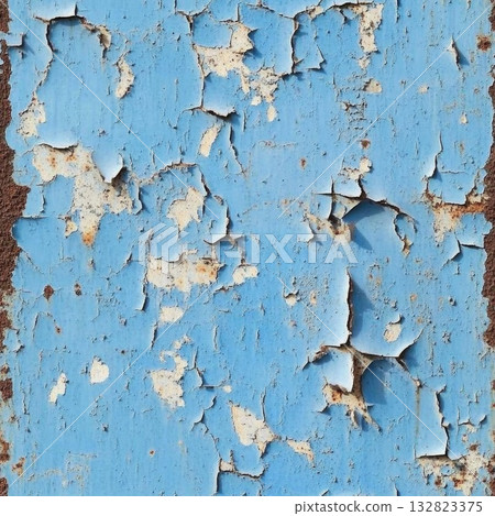 seamless metal texture with peeling blue paint and deep scratches seamless metal texture with peeling blue paint and deep scratches 132823375