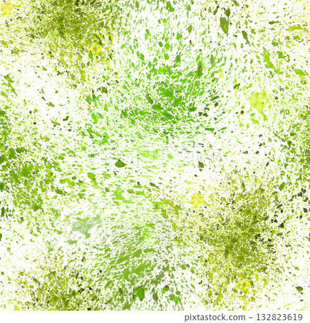 Green abstract seamless pattern. A bright, vibrant watercolor background with spots, streaks, and splashes for textile designs, wrapping paper, wallpaper, textured backgrounds, scrapbook, packaging Green abstract seamless pattern. A bright, vibrant watercolor background with spots, streaks, and splashes for textile designs, wrapping paper, wallpaper, textured backgrounds, scrapbook, packaging 132823619