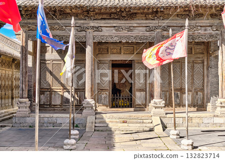 The ancient water town of Gubei near the site of the Great Wall of Simatai on a clear summer day. The ancient water town of Gubei near the site of the Great Wall of Simatai on a clear summer day. 132823714