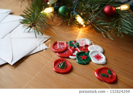 Charming 3d illustration of a joyful character creating a snow angel, ideal for winter holiday campaigns, children's media, and festive storytelling 132824209