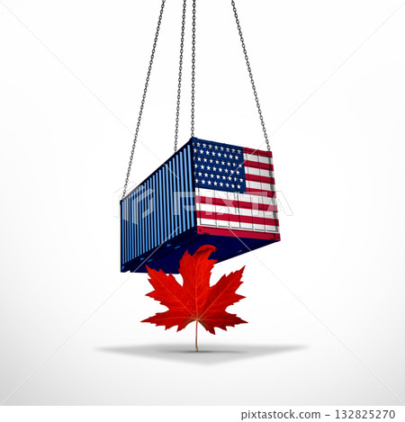 US Tariffs On Canada Pressure 132825270
