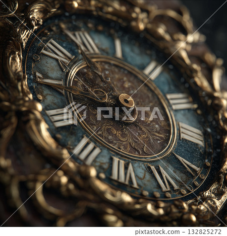 巴洛克古董鐘 132825272