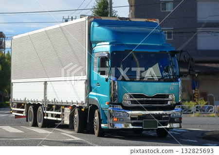 Logistics truck image 132825693