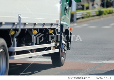 Logistics truck image 132825694