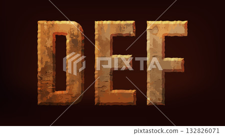 Rusty letters Rusty letters 132826071