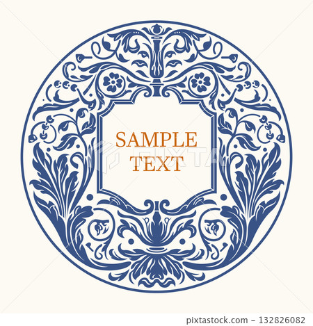 Decorative element. Vector. Decorative element. Vector. 132826082