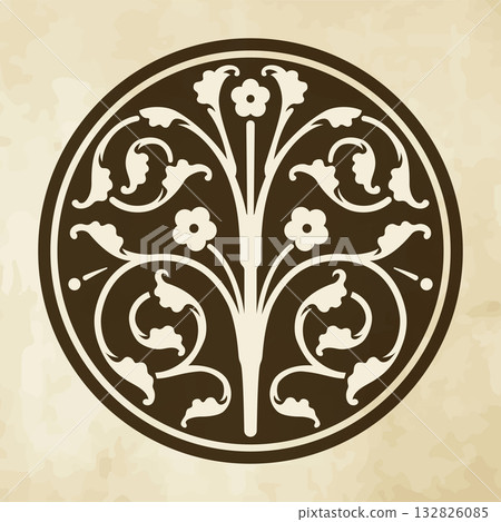 Decorative element. Vector. 132826085