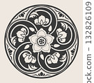 Decorative element. Vector. 132826109