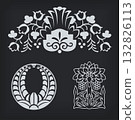 Decorative element. Vector. 132826113