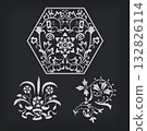 Decorative element. Vector. 132826114