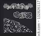 Decorative element. Vector. 132826117