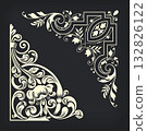 Decorative element. Vector. 132826122