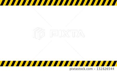 Danger warning image frame 16:9 size 132826544