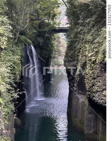 高千穗峽谷在早上 132827068
