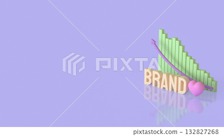 The Brand for Product or marketing concept 3d Rendering. 132827268