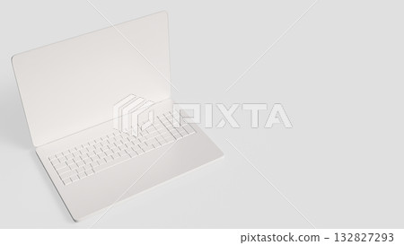 The White Notebook on clear Background for Technology or Business concept 3d Rendering. The White Notebook on clear Background for Technology or Business concept 3d Rendering. 132827293