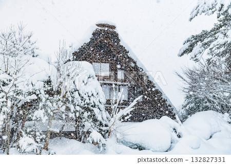 白川鄉:和田家持續下雪 白川鄉:和田家持續下雪 132827331