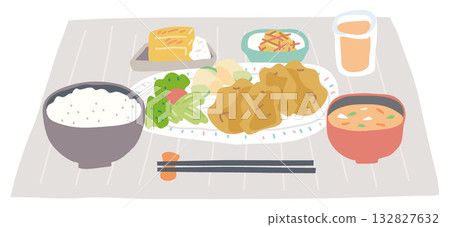 Fried fried chicken set Fried fried chicken set 132827632