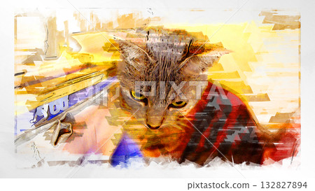 sketch style cat cat cat kijitora gray female female female cat female cat healthy pretty healing sketch style cat cat cat kijitora gray female female female cat female cat healthy pretty healing 132827894