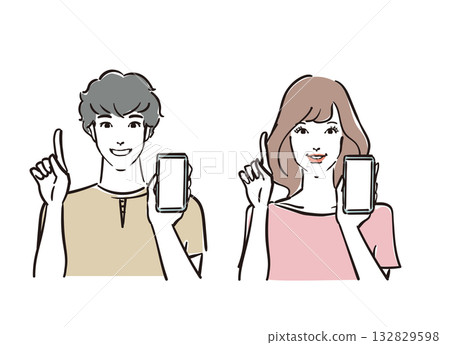 讓30多歲使用智慧型手機的男士和女士耳目一新 讓30多歲使用智慧型手機的男士和女士耳目一新 132829598