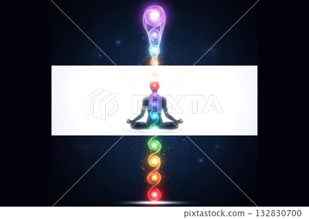 調整脈輪與氣場的光之藝術：充滿靈性與奇幻色彩的療癒影像 132830700