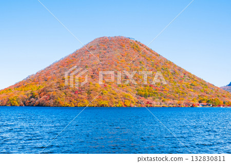 Mount Haruna, Lake Haruna, and Mount Haruna Fuji (Autumn) 132830811