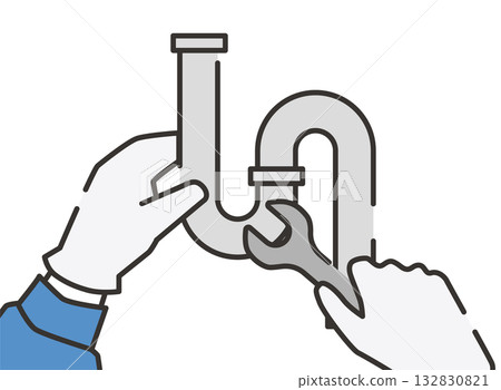 水管檢查及維修工作圖示 水管檢查及維修工作圖示 132830821