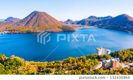 Mount Haruna (Autumn): View from Mount Kabuki and Suzuriiwa 132830868