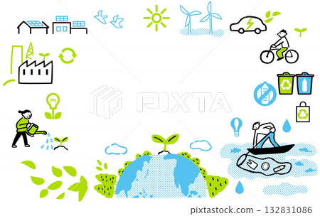 關懷全球環境的例證 132831086