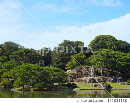 Scenery of Rikugien Garden on the autumnal equinox 132831188
