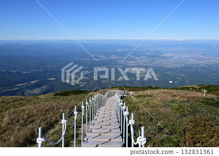 Climbing Mt. Daisen, Tottori Prefecture 132831361
