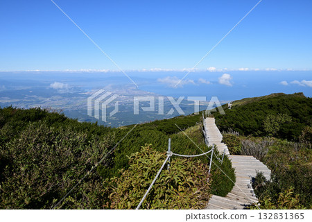 Climbing Mt. Daisen, Tottori Prefecture 132831365