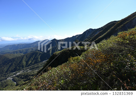 Climbing Mt. Daisen, Tottori Prefecture 132831369