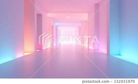 Abstract Illumination Pathway Combining Light and Geometric Depth Abstract Illumination Pathway Combining Light and Geometric Depth 132831970