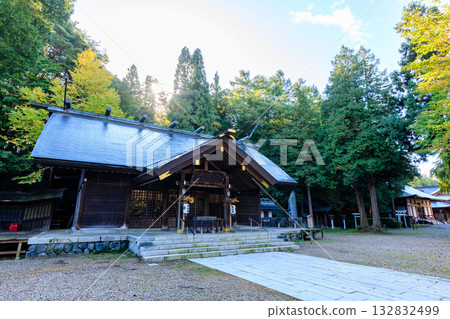 Iwate Gokoku Shrine in autumn, Morioka City, Iwate Prefecture Iwate Gokoku Shrine in autumn, Morioka City, Iwate Prefecture 132832499