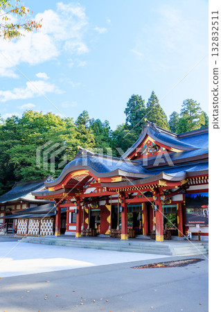 岩手縣盛岡市盛岡八幡宮的秋景 岩手縣盛岡市盛岡八幡宮的秋景 132832511