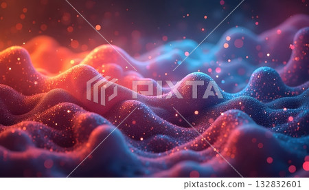 Abstract Digital Energy with Luminous Colorful Geometric Flow Abstract Digital Energy with Luminous Colorful Geometric Flow 132832601
