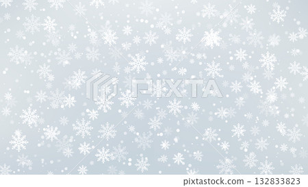 Christmas Winter Snowflakes Background Pattern Design Festive Holiday Frame Christmas Winter Snowflakes Background Pattern Design Festive Holiday Frame 132833823