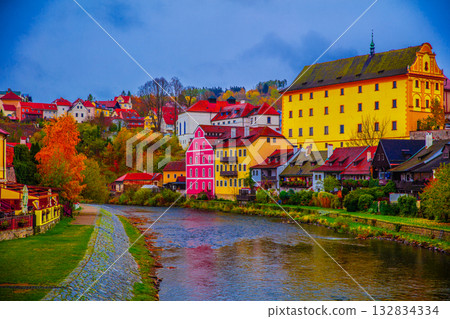 beautiful river scenery beautiful river scenery 132834334
