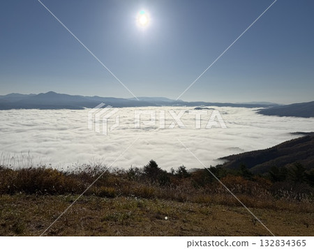 Sea of clouds at Takashimizu Plateau Sea of clouds at Takashimizu Plateau 132834365