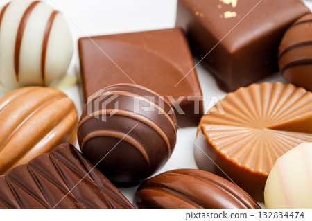 Closeup of chocolate 132834474