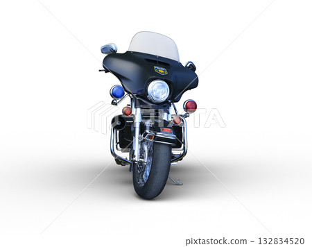 一輛摩托車 一輛摩托車 132834520