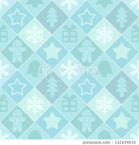 冬季無縫圖案 B' 132834610