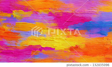 Vivid Abstract Paint Background | Striking Brush Art in Blue and Pink Vivid Abstract Paint Background | Striking Brush Art in Blue and Pink 132835096
